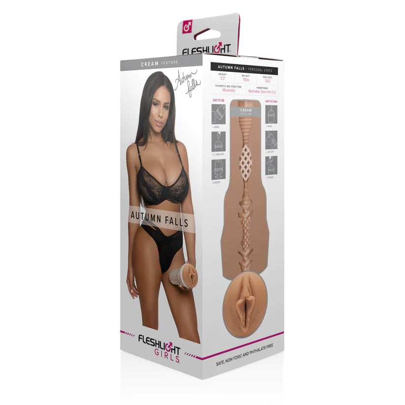Fleshlight Girls Autumn Falls Cream Signature Vagina - Club X